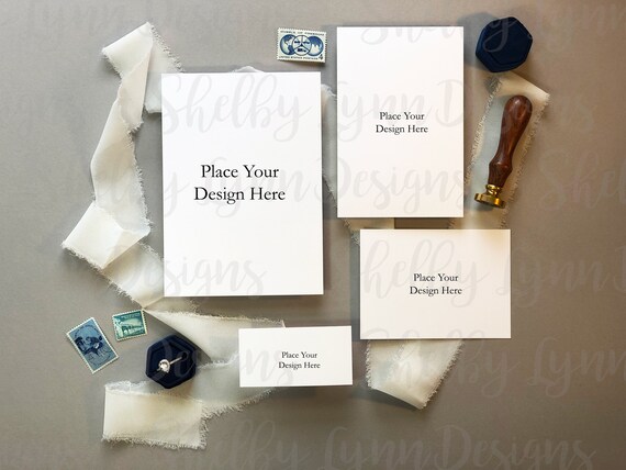 Download Styled Wedding Invitation Suite Mockup Flatlay Jpg File Etsy