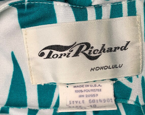 70's Tori Richard Vintage Hawaiin Dress Resort