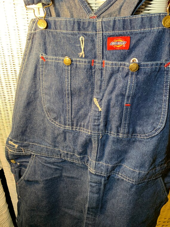 Vintage Dickies Dark Wash Jean Overalls Unisex