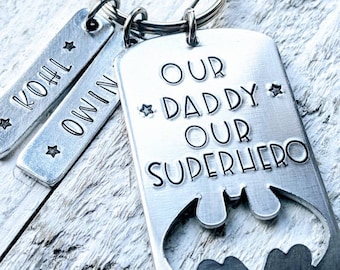Portachiavi Personalizzato I Love You 3000 Per Papà E Nonno – Acciaio Inossidabile Con Incisione – Regalo Per Festa Del Papà – Confezione Regalo - 3