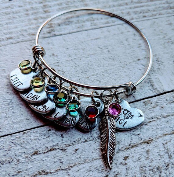 Mama Open Bangle Bracelet