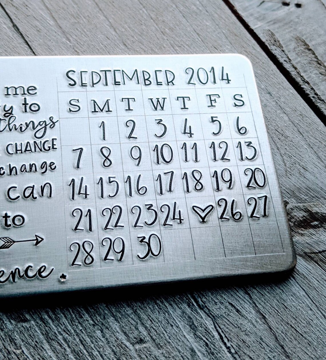 Serenity Prayer. Sobriety Date Calendar/ Sober/ Clean and Etsy