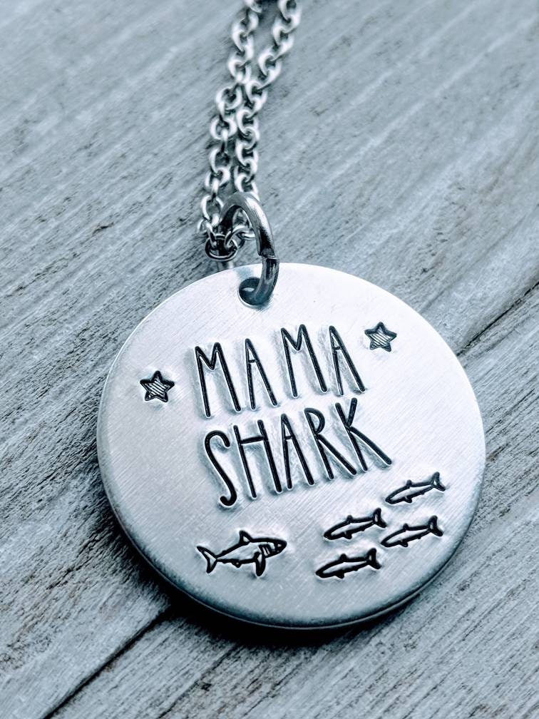 Grandma shark necklace clearance