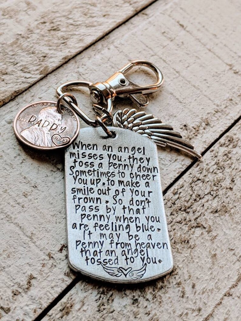 Angel Misses You. Penny Poem. My Angel. Toss a Penny. Lost - Etsy