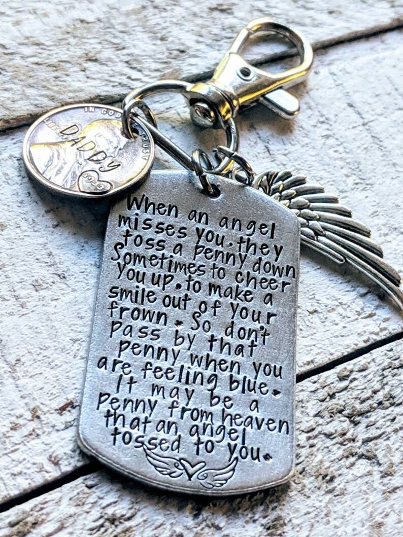 Angel Misses You. Penny Poem. My Angel. Toss a Penny. Lost - Etsy