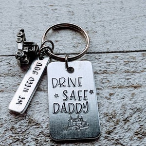 Trucker dad. Come Home Safe Daddy. Gift for dad. Father's day. Semi truck. Truck driver gift. Trucker husband. Drive safe. image 3