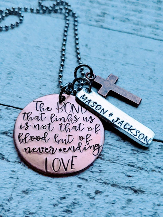 Personalized necklace for son cheap