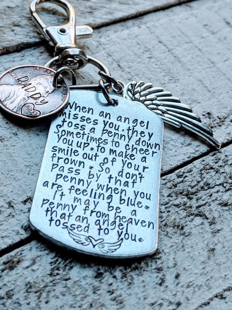 Angel Misses You. Penny Poem. My Angel. Toss a Penny. Lost - Etsy