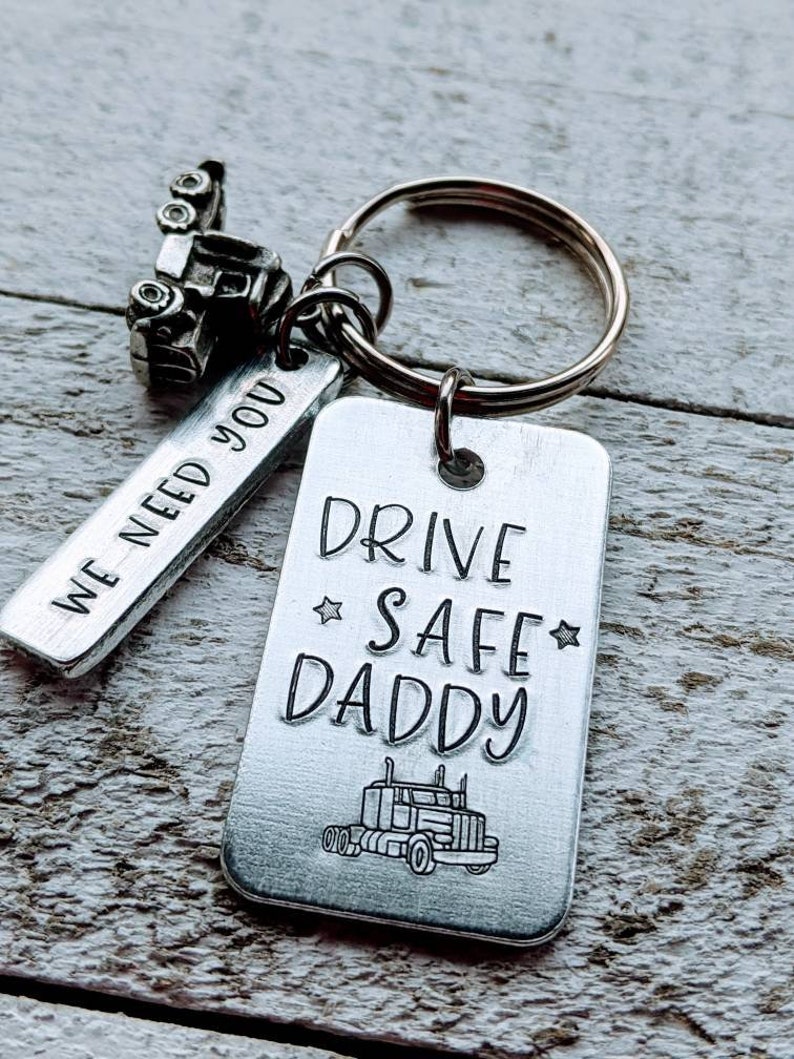 Trucker dad. Come Home Safe Daddy. Gift for dad. Father's day. Semi truck. Truck driver gift. Trucker husband. Drive safe. image 4