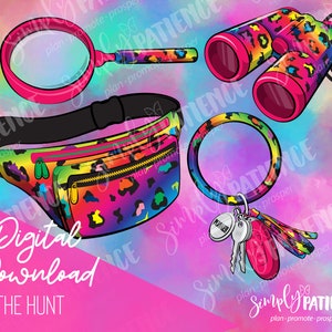 Digital and Printable On The Hunt Planner Stickers