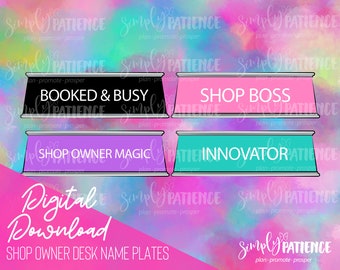 Digital and Printable Shop Owner Planner Images and Stickers
