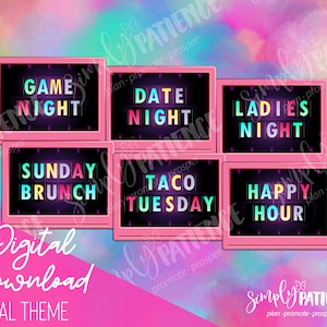 Digitale en afdrukbare Social Planner Stickers