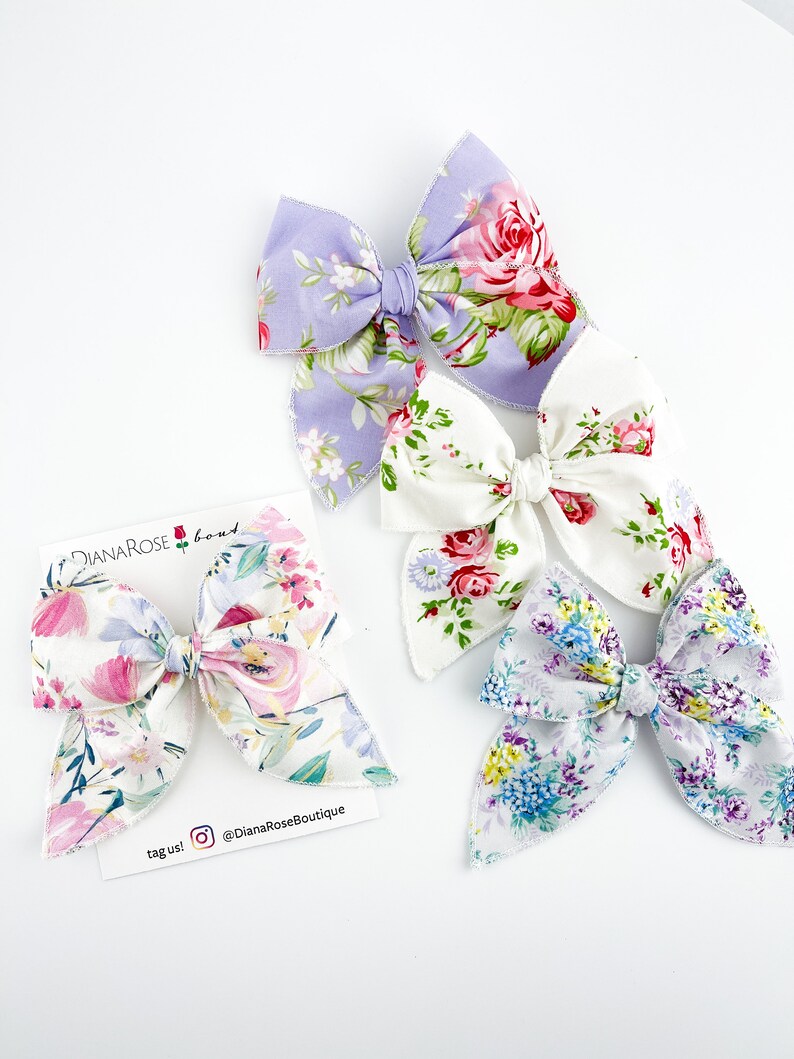 BLOOMING SPRING MARIPOSA bow