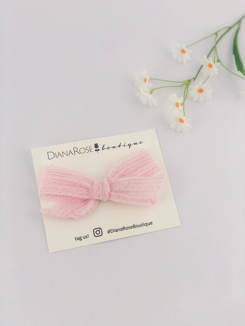 BALLERINA easter summer big large skinny schoolgirl style OVERSIZED spring baby bow nylon headband hair clip newborn toddler girl
