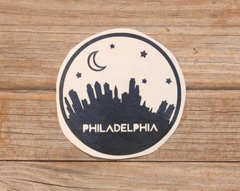 Philadelphia circle vinyl sticker, Car stickers, Car Decals, Laptop stickers, Laptop Decal, Vinyl Decal, Ipad stickers, Stickers, Decals