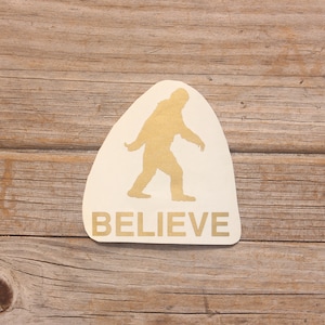 Bigfoot Believe Vinyl Decal, Car stickers, Car Decals, Laptop stickers, Laptop Decal, Vinyl Decal, Ipad stickers, Stickers, Decals