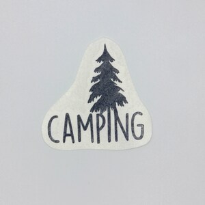 Camping Vinyl Sticker, Car stickers, Car Decals, Laptop stickers, Laptop Decal, Vinyl Decal, iPad stickers, Stickers, Decals image 2