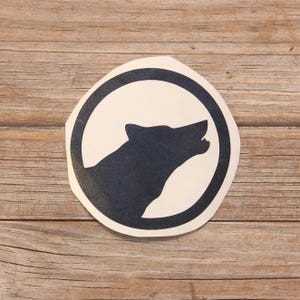 Wolf Circle vinyl sticker, Car stickers, Car Decals, Laptop stickers, Laptop Decal, Vinyl Decal, Ipad stickers, Stickers, Decals