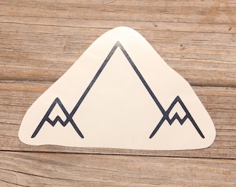 Simple Mountain Sticker, Car stickers, Car Decals, Laptop stickers, Laptop Decal, Vinyl Decal, Ipad stickers, Stickers, Decals
