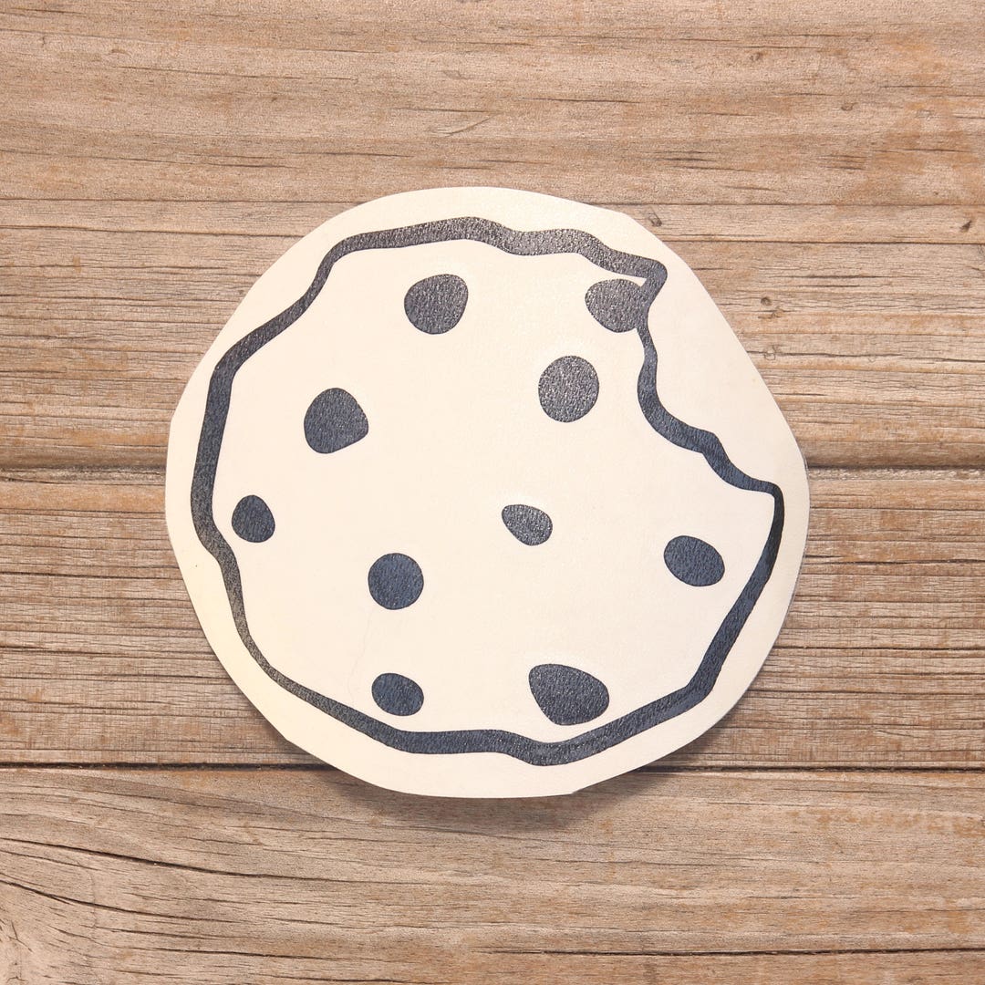 Cookie Vinyl Sticker, Car Stickers, Car Decals, Laptop Stickers, Laptop ...