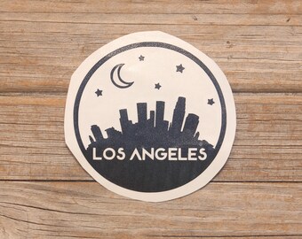 Los Angeles circle vinyl sticker, Car stickers, Car Decals, Laptop stickers, Laptop Decal, Vinyl Decal, Ipad stickers, Stickers, Decals