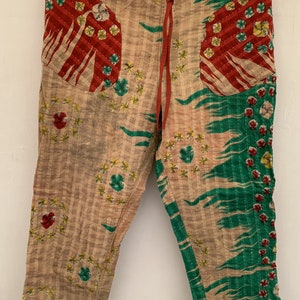 Cotton pyjama, Women&#39;s fashion, Kantha quilt pajama, Winter pajamas, Unique women Pyjama, Palazzo Pants, Winter wear pants