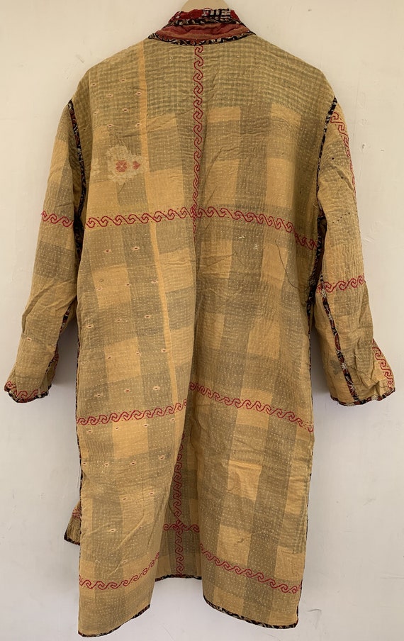 Bath Robe,100% Cotton Vintage Kantha  Patchwork H… - image 6