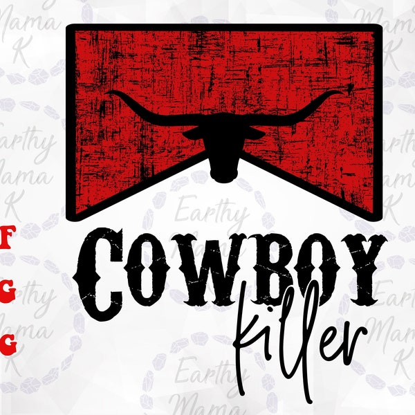 Cowboy killer png, western Marlboro rustic, southern, country, skull, pdf, jpg, digital download, sublimation, transfer, T-shirt