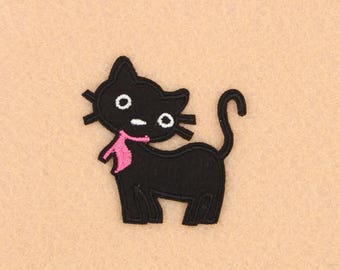 Cat Patch Iron on Patch DIY Patch Embroidered Patch Applique Embroidery 4.8x4.9cm