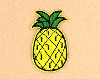 Pineapple Patch Iron on Patch DIY Patch Embroidered Patch Applique Embroidery 3.8x6cm