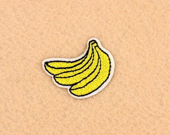 Banana Patch Iron on Patch DIY Patch Embroidered Patch Applique Embroidery 3.5x3.2cm