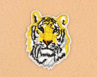 Tiger Patch Iron on Patch DIY Patch Embroidered Patch Applique Embroidery 5.8x7.4cm