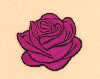 Rose Patch Iron on Patch DIY Patch Embroidered Patch Applique Embroidery 7.3x6.9cm