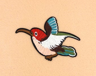Bird Patch Iron on Patch DIY Patch Embroidered Patch Applique Embroidery 12x8.3cm