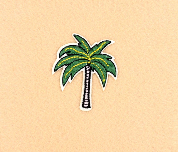 Kokosowe Drzewo Patch Iron Na Patch Diy Patch Haftowane Patch Aplikacja Haft 52 X6cm