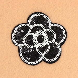 2 Pieces Rings Chanel Patch Emblem Iron on Sew on Embroidered