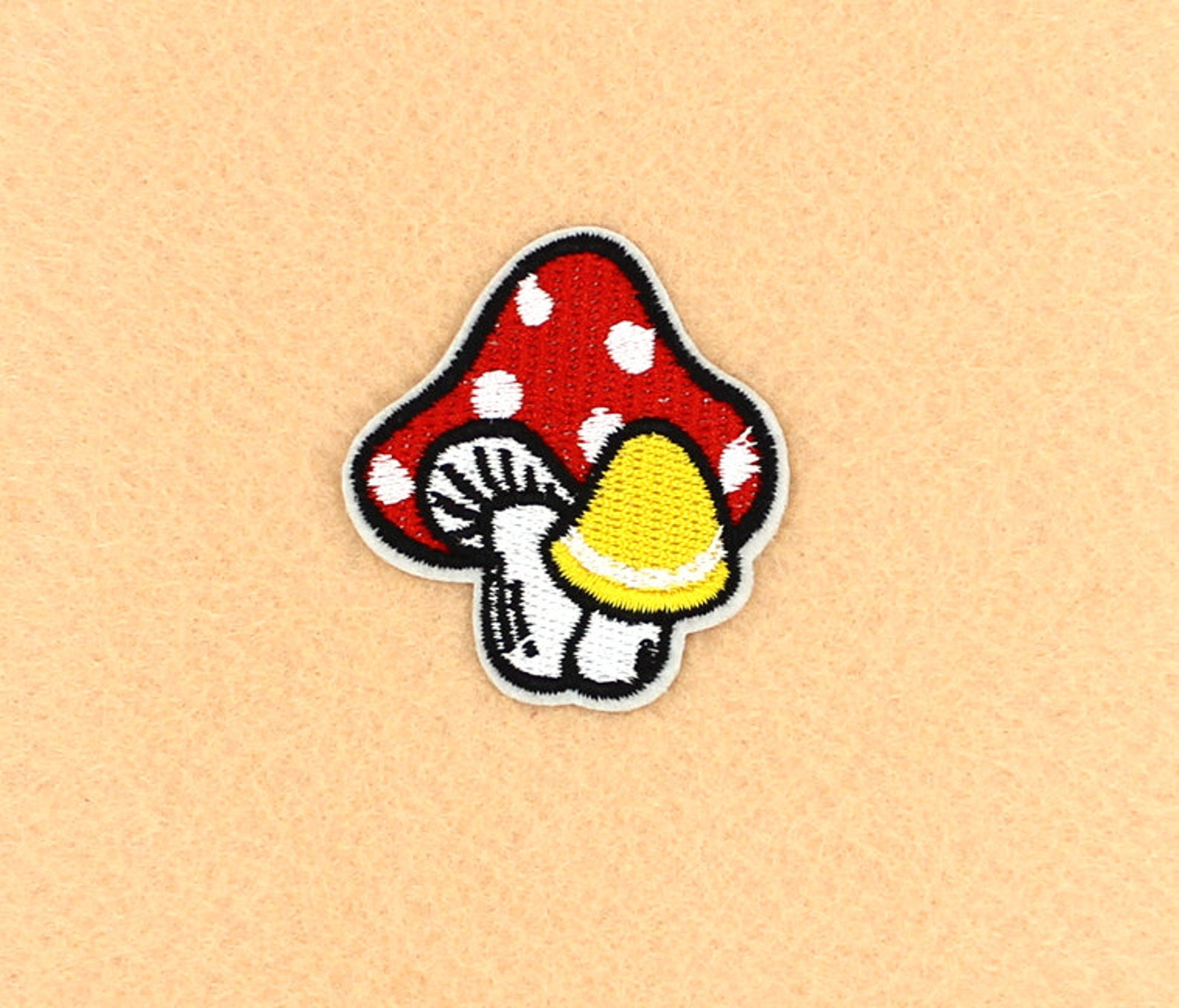 Mushroom Patch Iron on Patch DIY Patch Embroidered Patch Applique