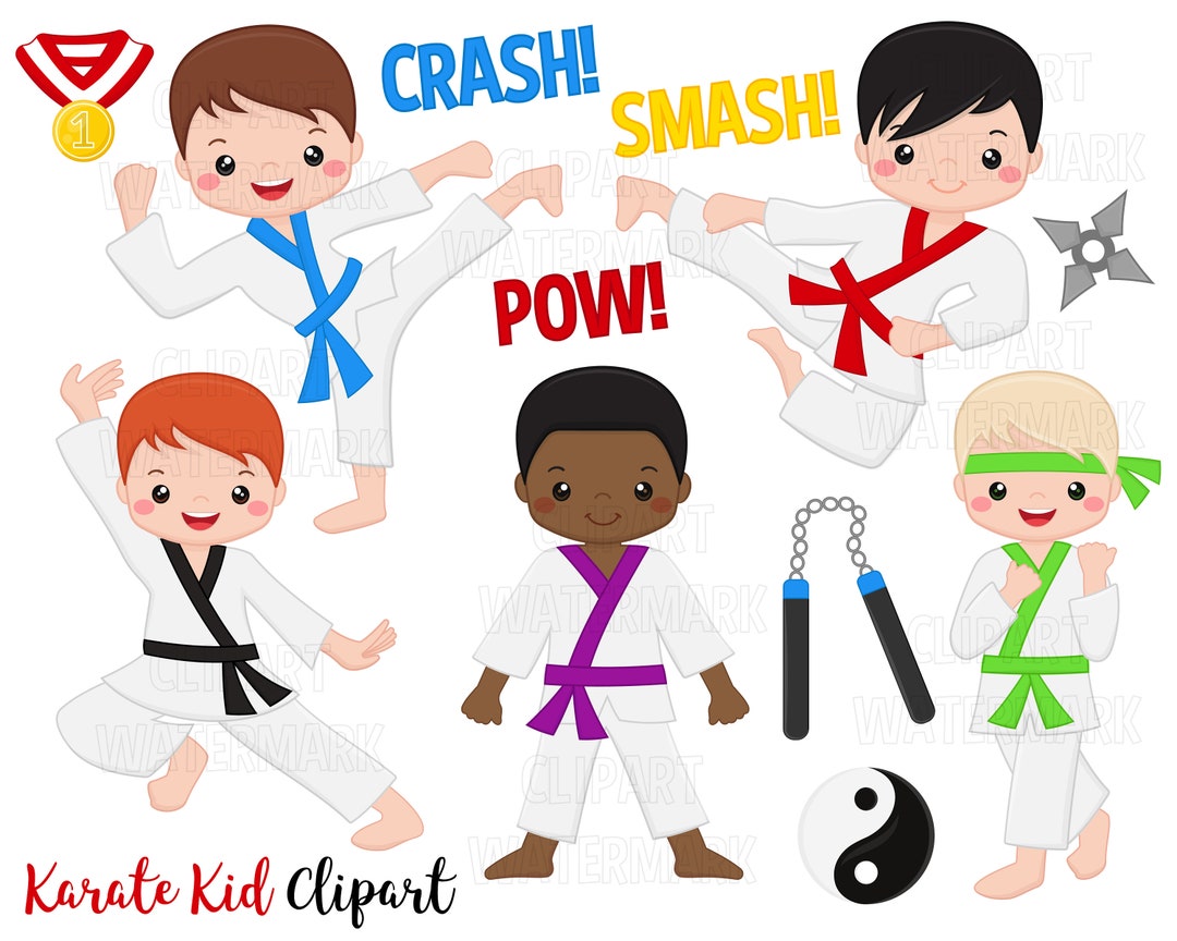 Karate Kid Clipart Karate Clip Art Karate Boys Martial - Etsy Karate Kid Clipart Karate Clip Art Karate Boys Martial - Etsy