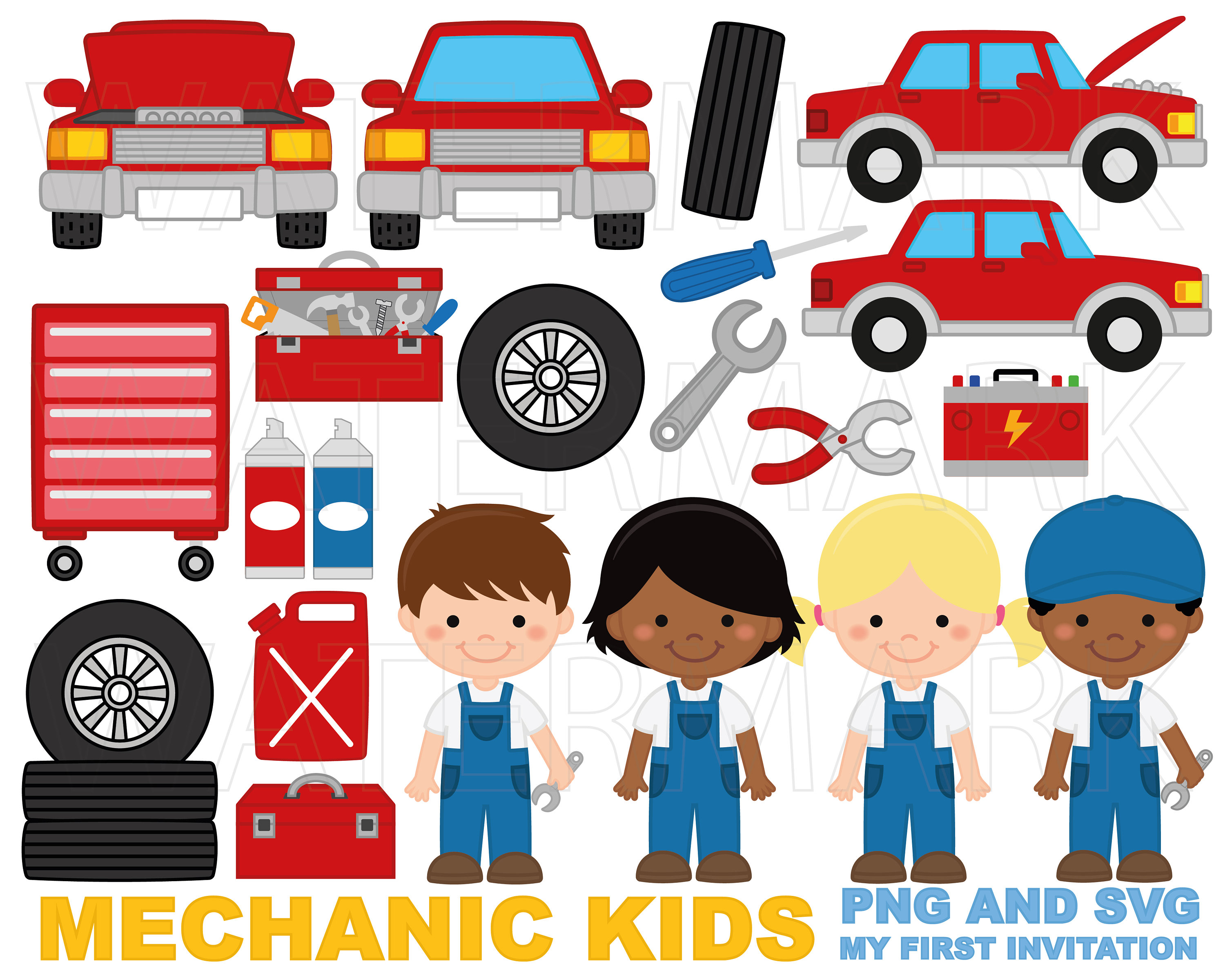 auto mechanic pictures clip art