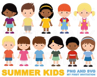 Kids Clipart Etsy Kids Clipart Etsy