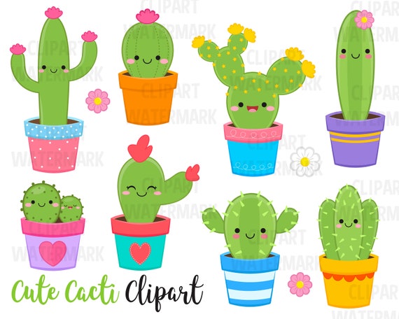 Cactus Clipart PNG Images, Cactus, Cartoon, Plant PNG Image For