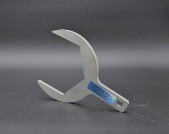 4-3/4" Shaft Packing Wrench: 304 Stainless Steel with 1/2" Drive