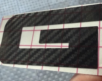 S550 GT BLACK CARBON Emblem Decal!