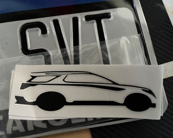 6th GEN Black EXPLORER ST Decal (5 inch)