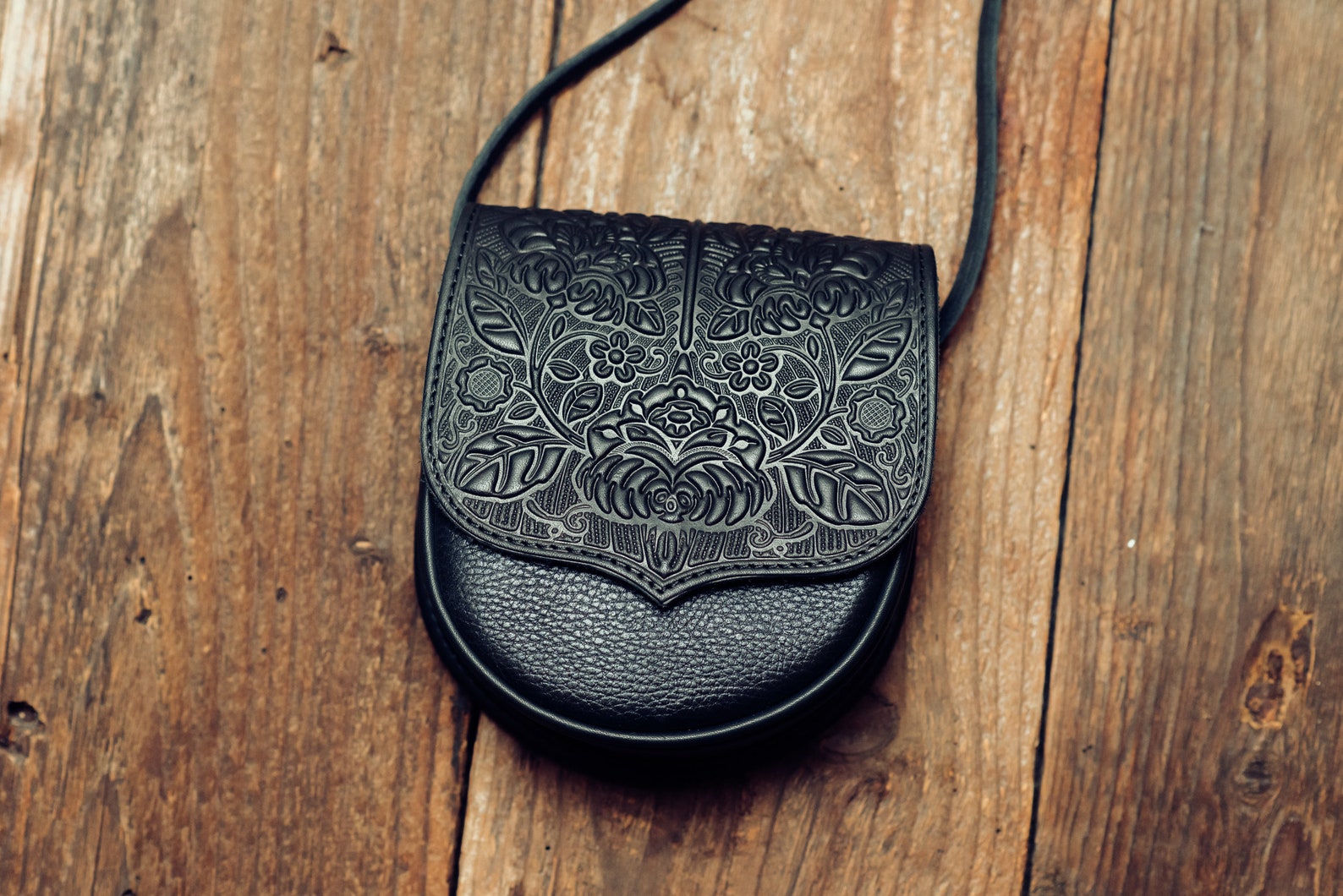 Small Black Genuine Leather Shoulder Bag Crossbody Bag Handbag Etsy