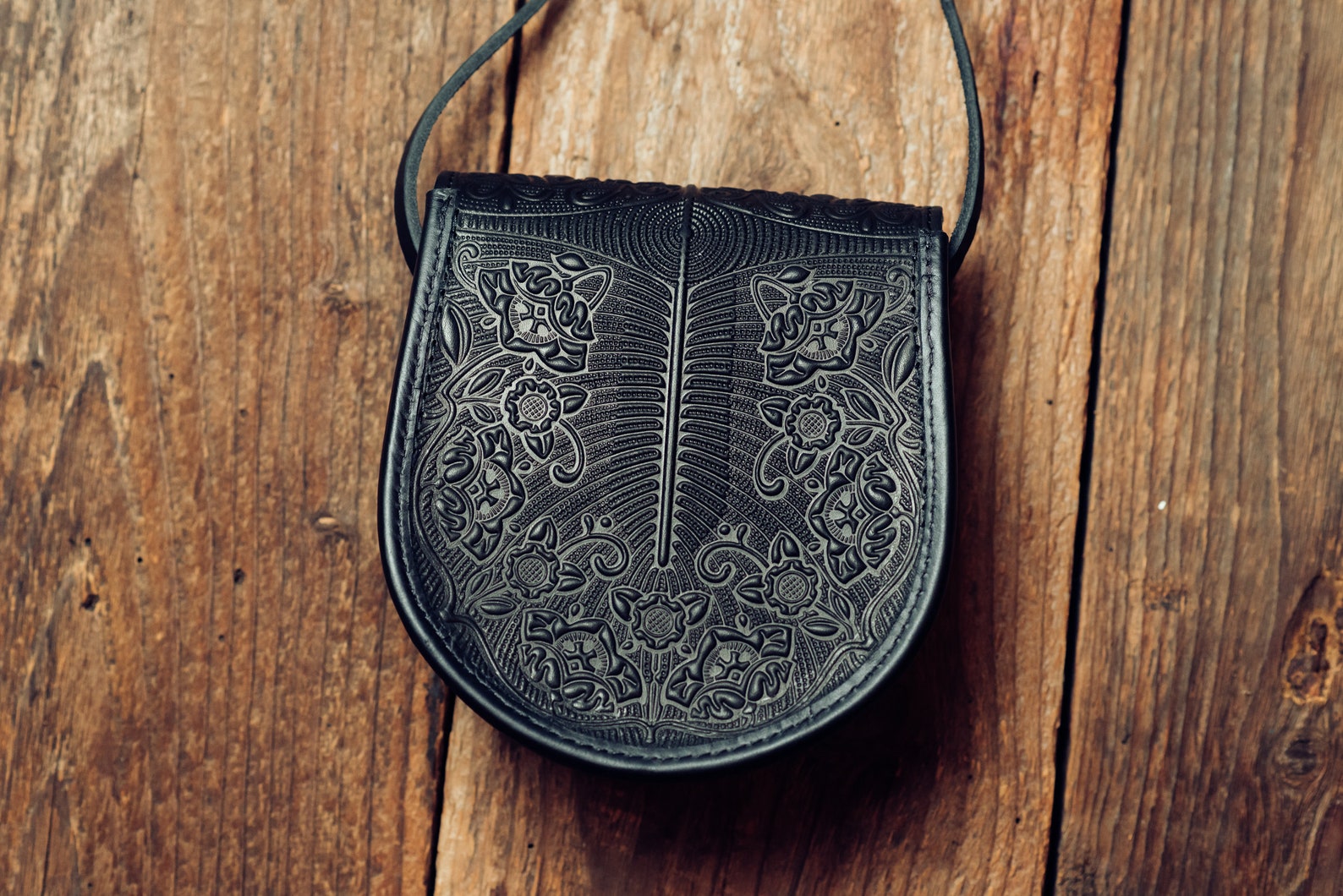 Small Black Genuine Leather Shoulder Bag Crossbody Bag Handbag Etsy