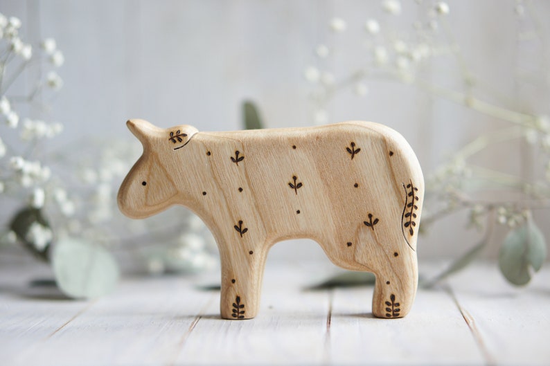 wooden farm animal toys