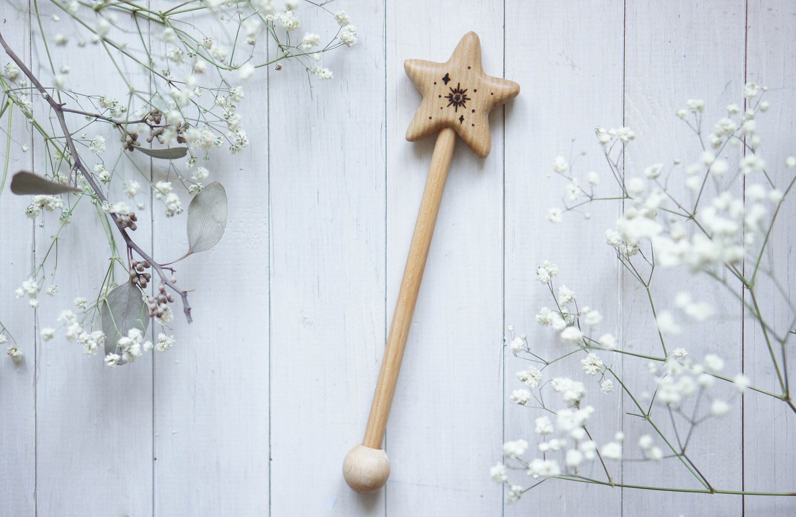 Magic Wand for Kids small size. Wooden Wand Toy. Wooden Etsy