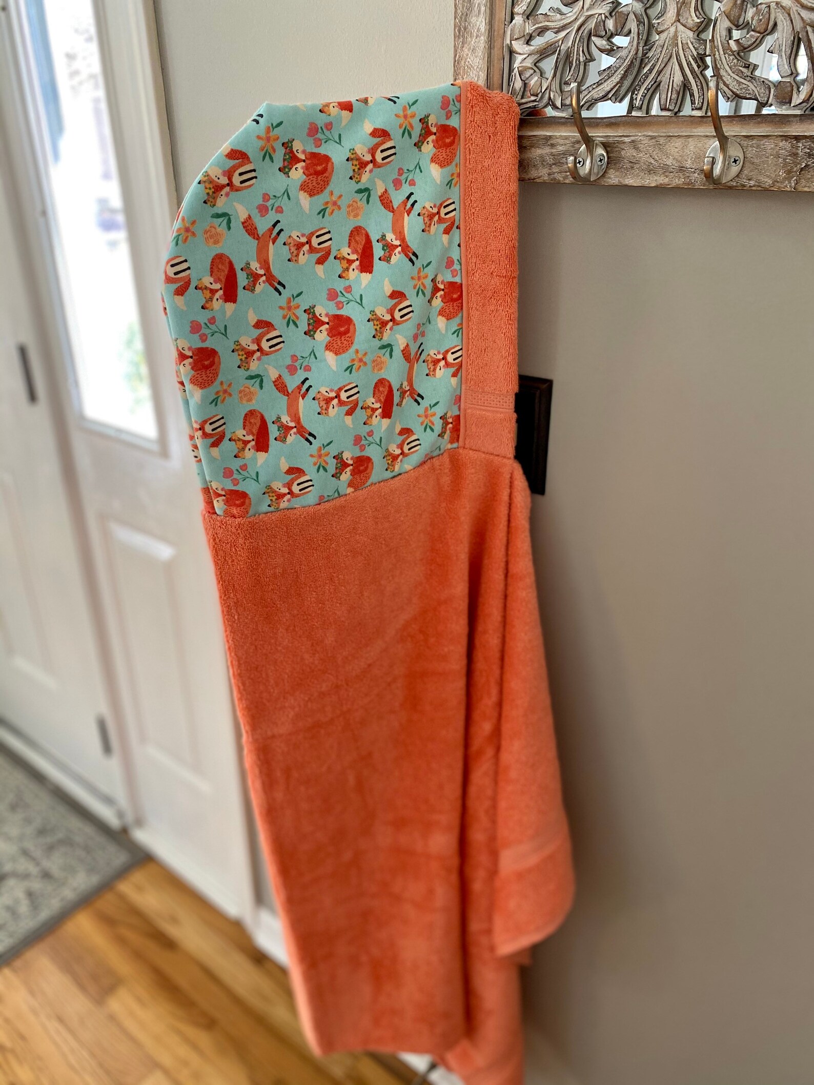 Large Custom Hooded Towel for Older Kids Teens and Adults Etsy