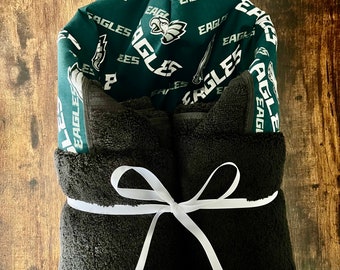 Small or Large Philadelphia Eagles Hooded Towel for Babies, Toddlers, Kids, Teens and Adults